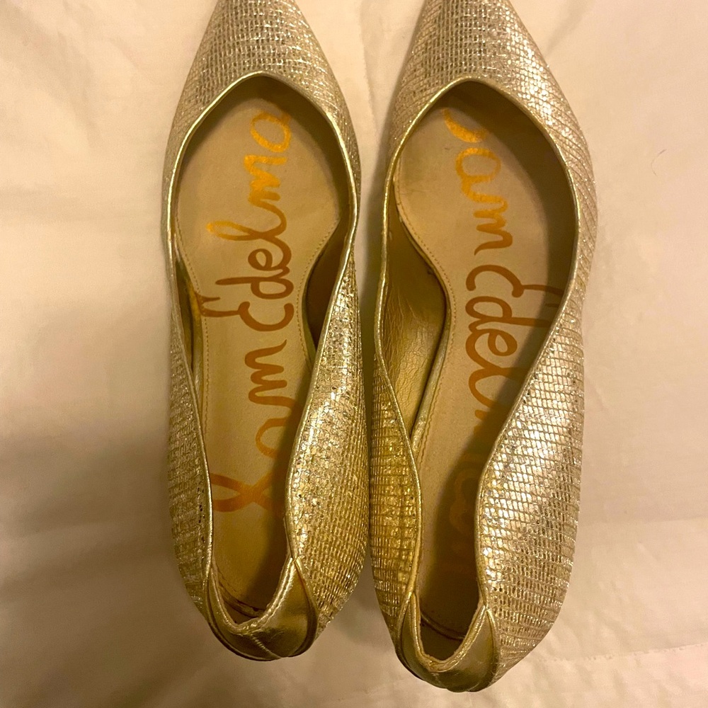 Sam Edelman gold heels